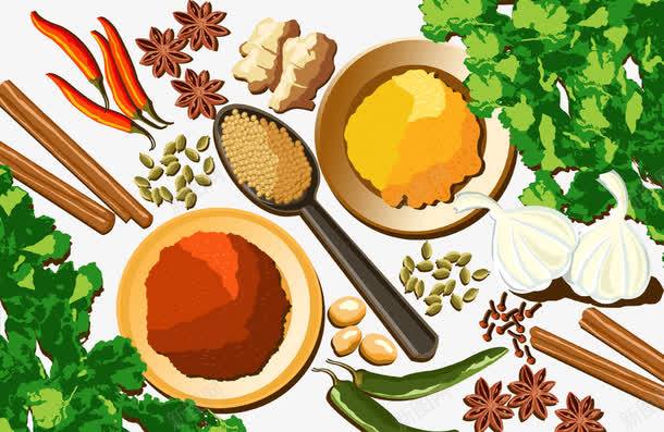 卡通廚房用品調料蔬菜高清素材 設計圖片 頁面網頁 平面電商 創(chuàng)意素材 png素材 廚具素材